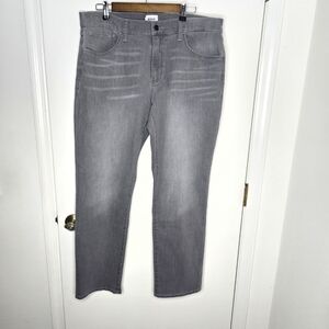 Hudson Jeans Byron Men's Light Gray Straight Jeans Size 36 X 32 NWT